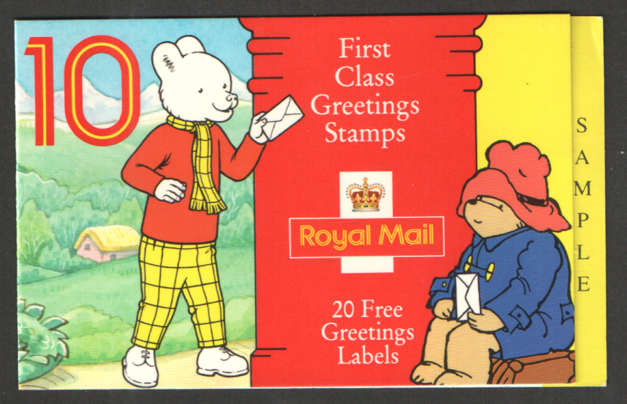(image for) KX6 / DB13(7) Sample Card for 1994 Greetings Booklet - Click Image to Close